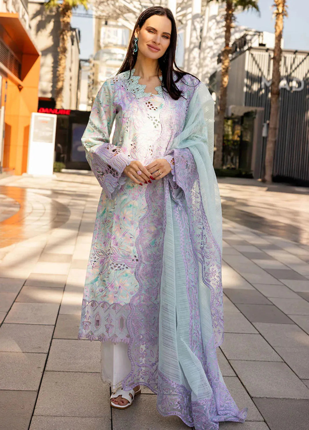 Anas Rang Carnation by Rang Rasiya Embroidered Lawn Suits Unstitched 3 Piece ...