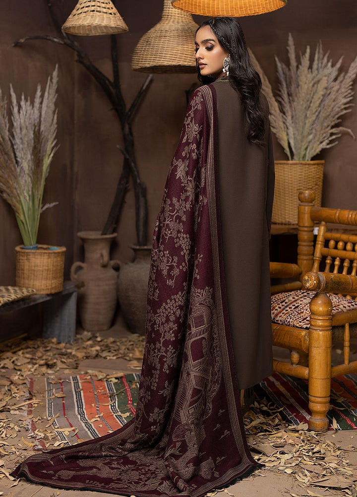 Carvaan By Humdum Embroidered Woolen Suits Unstitched 3 Piece HD22C 07 - Winter Collection