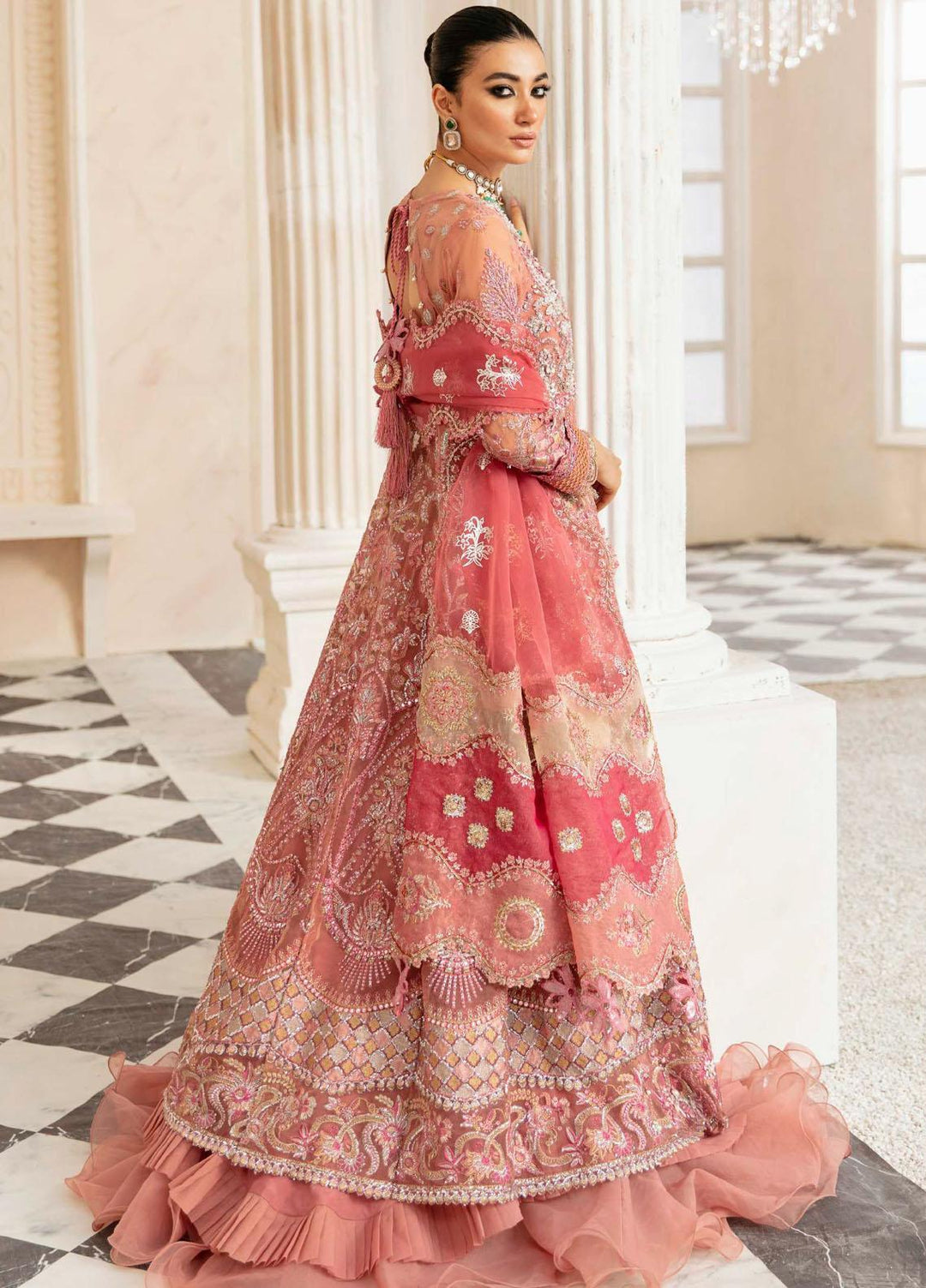 Celebrations By Elaf Embroidered  Suits Unstitched 3 Piece EF23C ECH-06 Pareezah - Luxury Collection