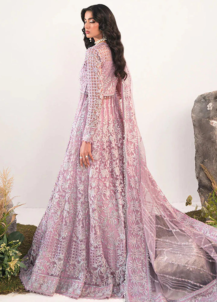 Celeste by Saffron Embroidered Net Suits Unstitched 3 Piece SFR24C Mahroo - Festive Collection
