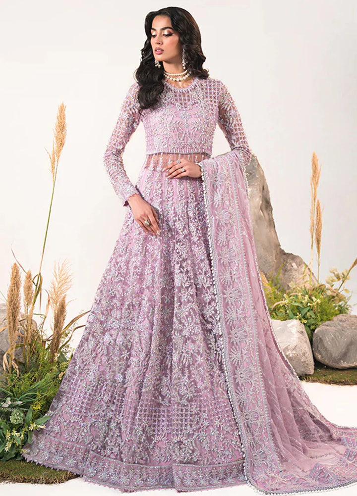 Celeste by Saffron Embroidered Net Suits Unstitched 3 Piece SFR24C Mahroo - Festive Collection