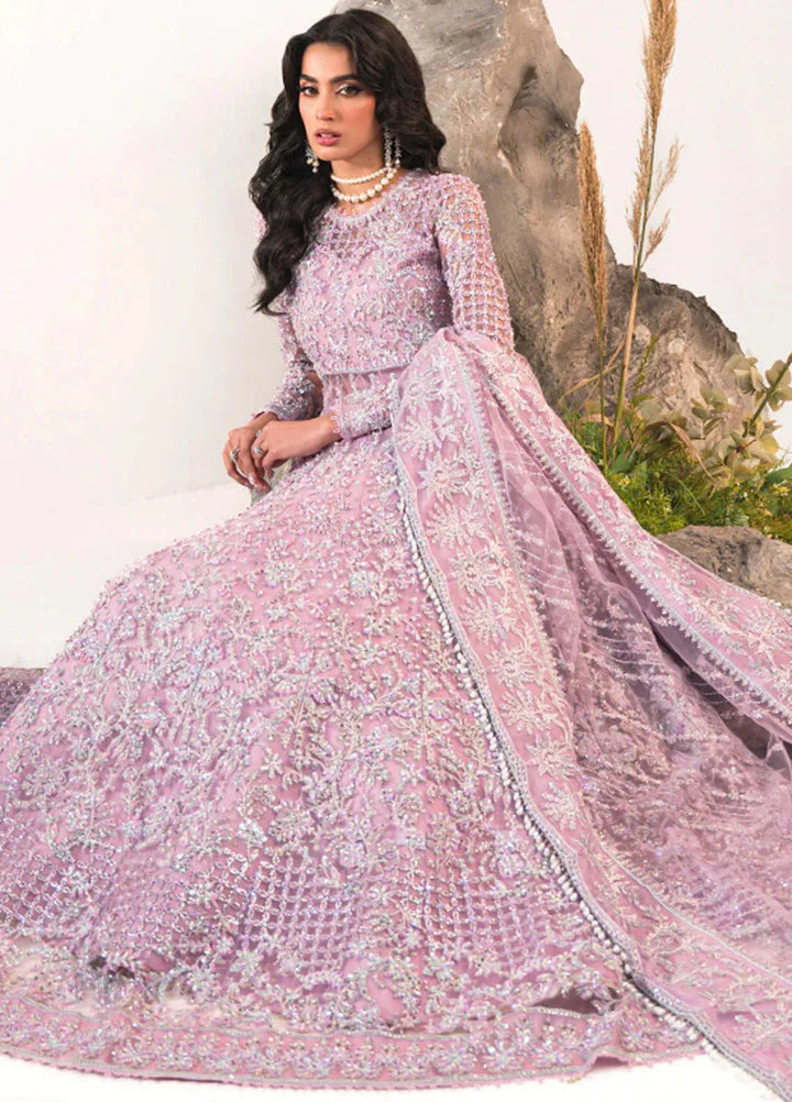 Celeste by Saffron Embroidered Net Suits Unstitched 3 Piece SFR24C Mahroo - Festive Collection