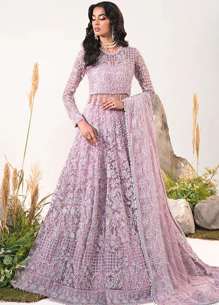 Celeste by Saffron Embroidered Net Suits Unstitched 3 Piece SFR24C Mahroo - Festive Collection