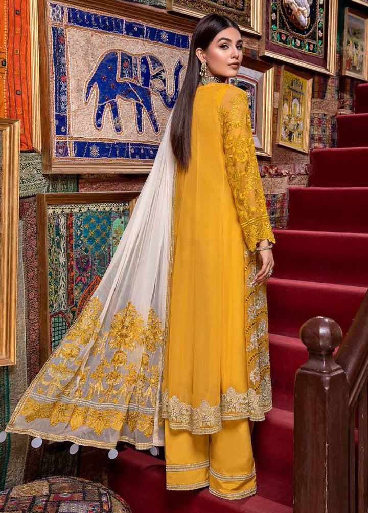 Celine By Charizma Embroidered Chiffon Suits Unstitched 3 Piece CRZ21CC CCE-02 - Luxury Collection