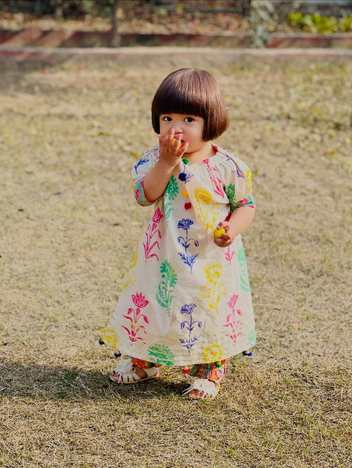 Urban Cut Girls RTW Embroidered Cotton 1 Piece Suit C-K0010 Casual Collection
