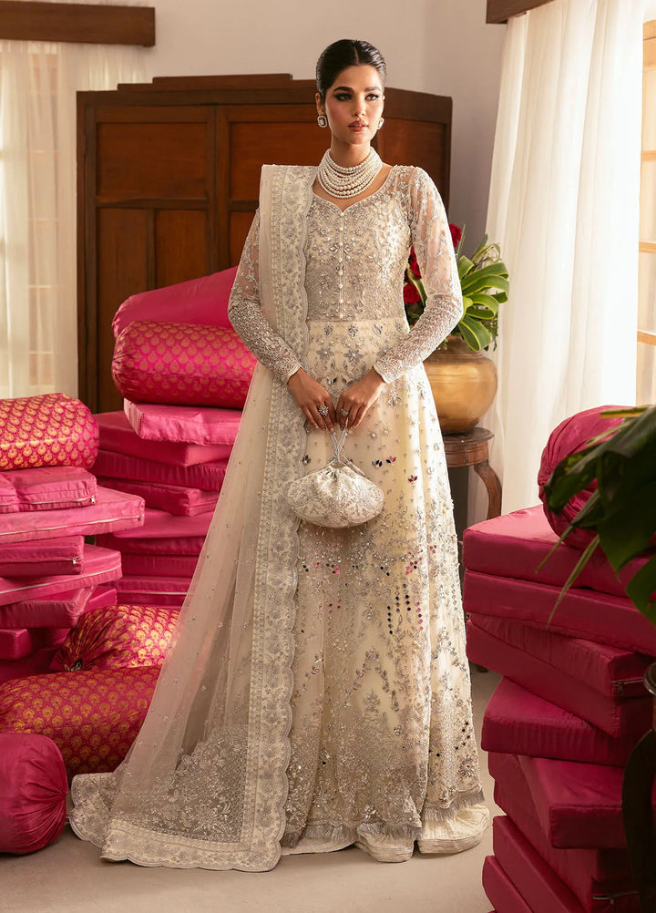 Chaandni by Gulaal Embroidered Net Suits Unstitched 4 Piece GL24CH D-03 Sitara - Wedding Collection