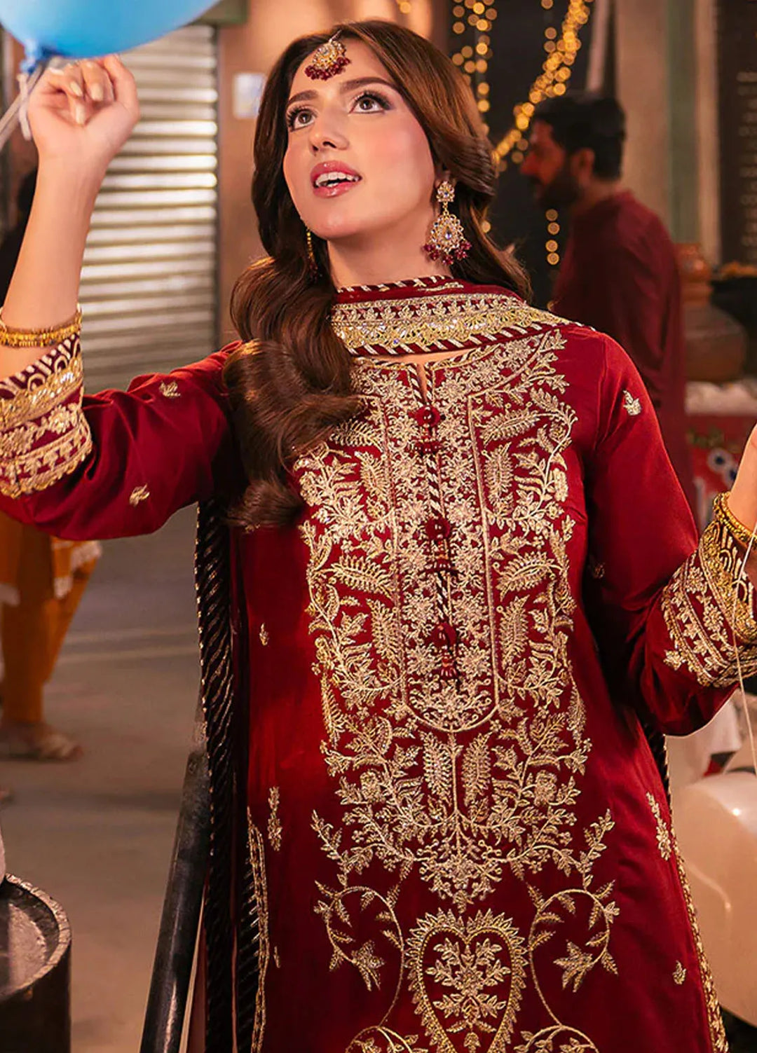 Chamkeeli By Asim Jofa Embroidered Silk Suit Unstitched 3 Piece AJ24CF AJKK-20 - Festive Collection