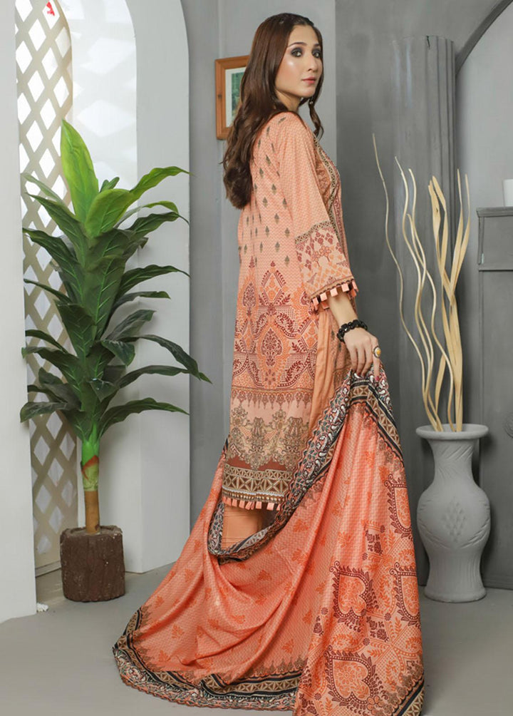 Chanbali by Ruqayyah Embroidered Cotton Suits Unstitched 3 Piece RQY22C 01 - Winter Collection