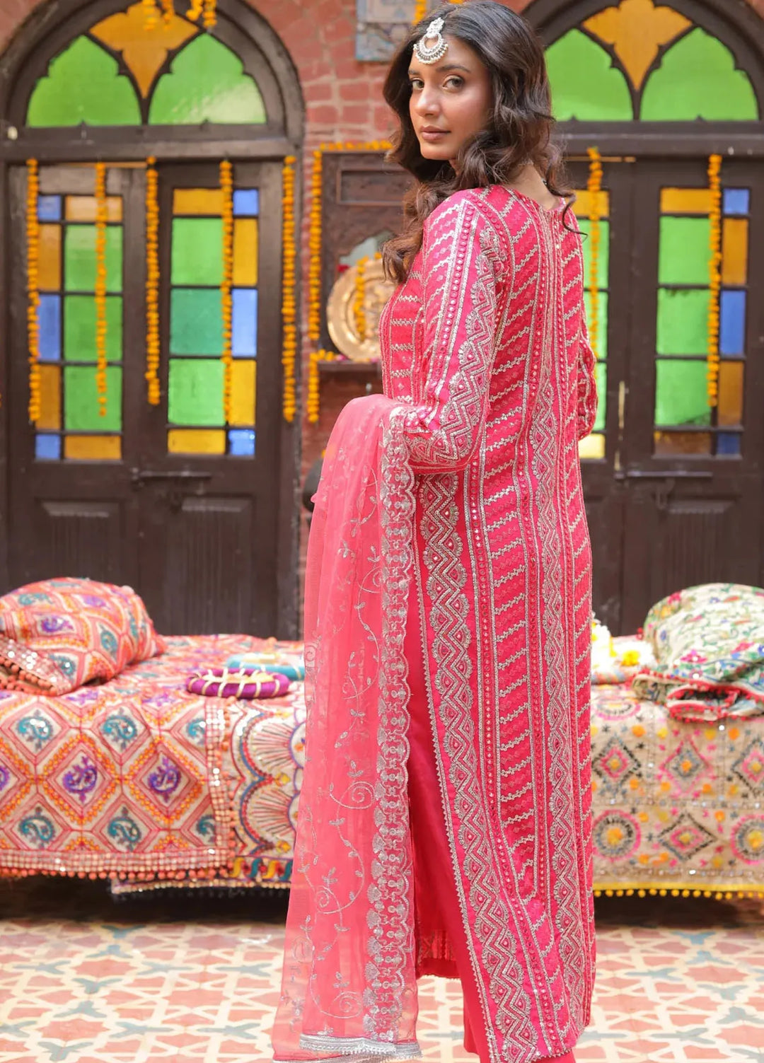 Chanderi by Edge Republic Embroidered Suit Pret 3 Piece Nocturnal