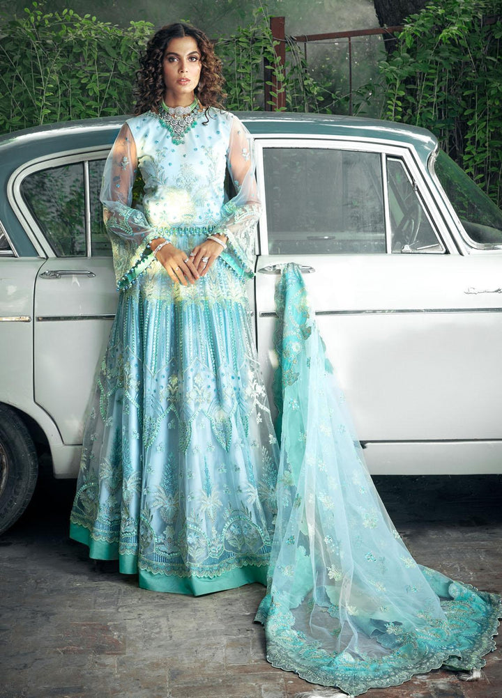 Chandni By Surmai Embroidered Net Suits Unstitched 3 Piece SUR21C SWC-07 Washaal - Wedding Collection