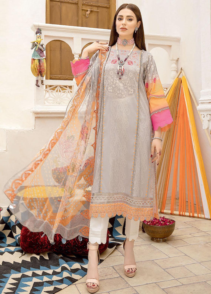 Aniiq Chunri By Charizma Printed Lawn Suits Unstitched 3 Piece CRZ21AC 03 - Summer Collection