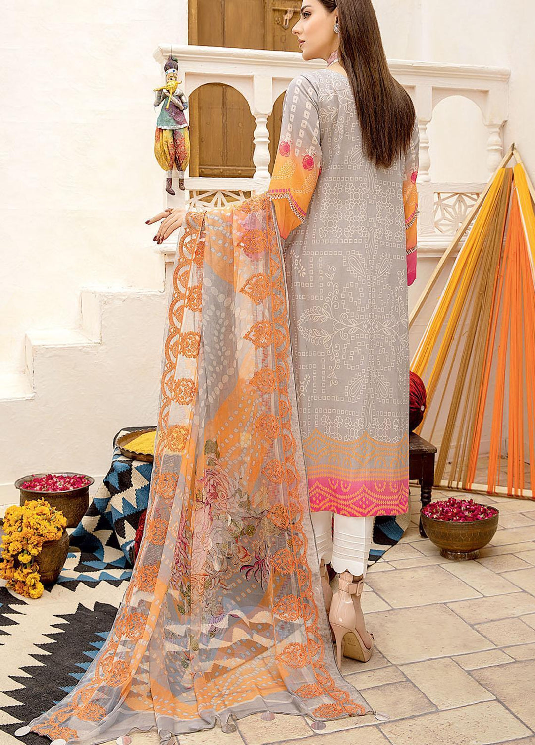 Aniiq Chunri By Charizma Printed Lawn Suits Unstitched 3 Piece CRZ21AC 03 - Summer Collection