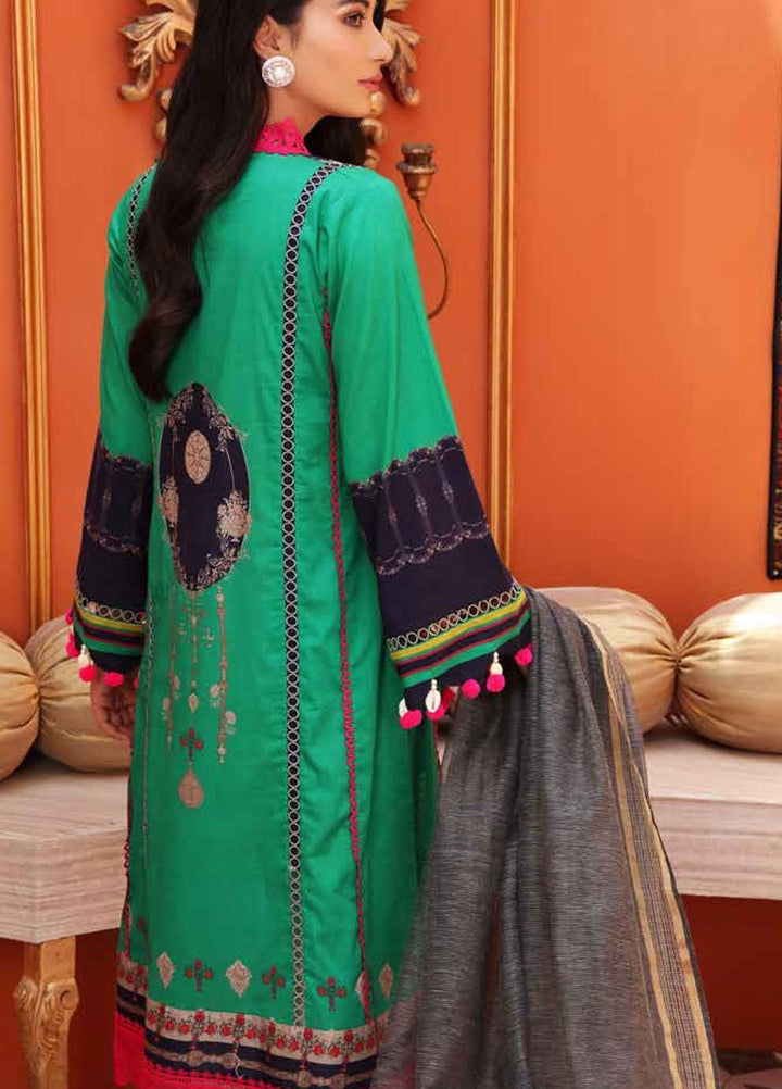 Belle By Charizma Printed Lawn Suits Unstitched 2 Piece CRZ21B 09 - Summer Collection