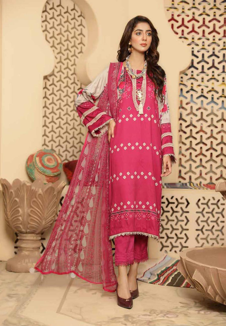 C-Prints By Charizma Printed Linen Suits Unstitched 3 Piece CRZ21W 08 - Fall / Winter Collection