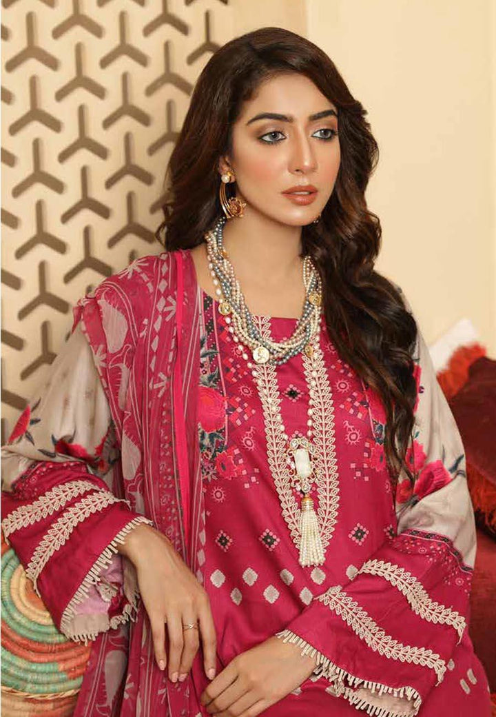 C-Prints By Charizma Printed Linen Suits Unstitched 3 Piece CRZ21W 08 - Fall / Winter Collection