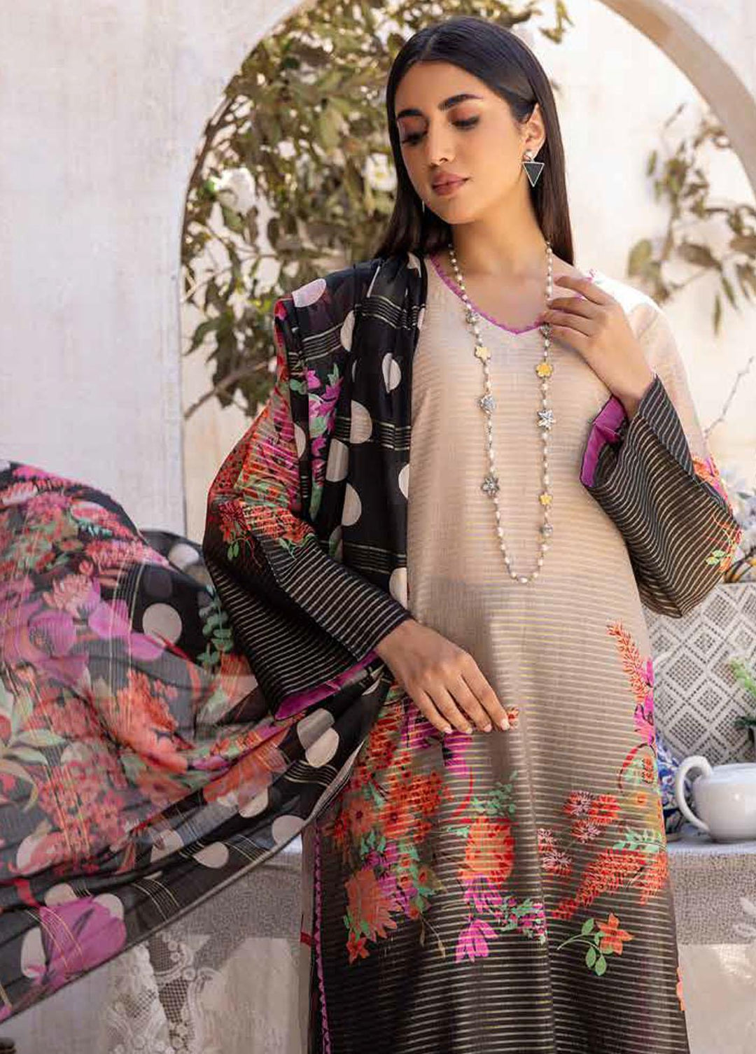 C-Prints By Charizma Printed Lawn Suits Unstitched 3 Piece CRZ23-CP5 CP-36 - Summer Collection