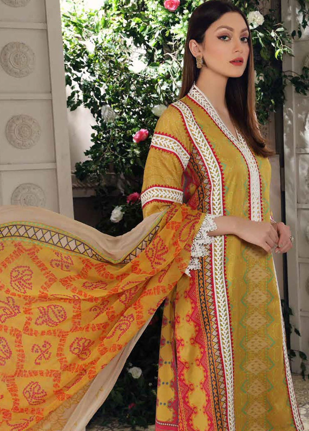 Charizma Printed Lawn Suits Unstitched 3 Piece CRZ21CP-5 CP-52 - Summer Collection