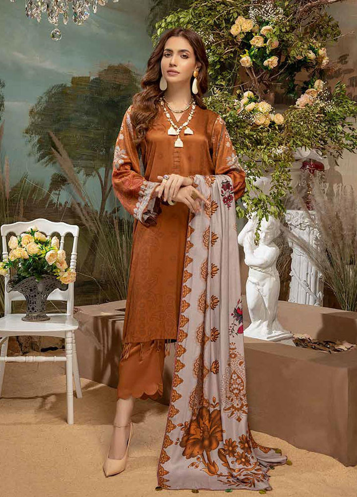 Charizma Embroidered Kotail Suits Unstitched 3 Piece CRZ21CK CPW-13 - Winter Collection