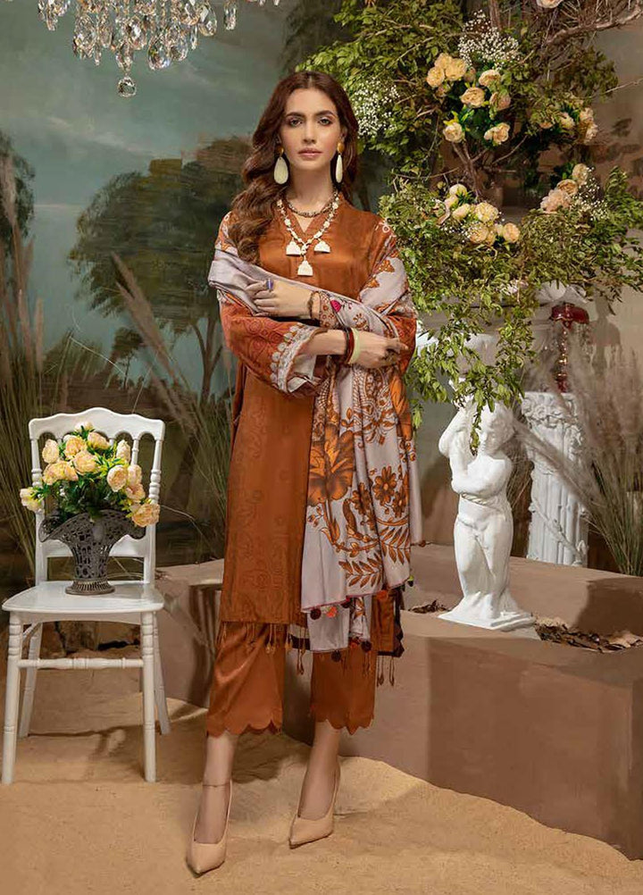 Charizma Embroidered Kotail Suits Unstitched 3 Piece CRZ21CK CPW-13 - Winter Collection