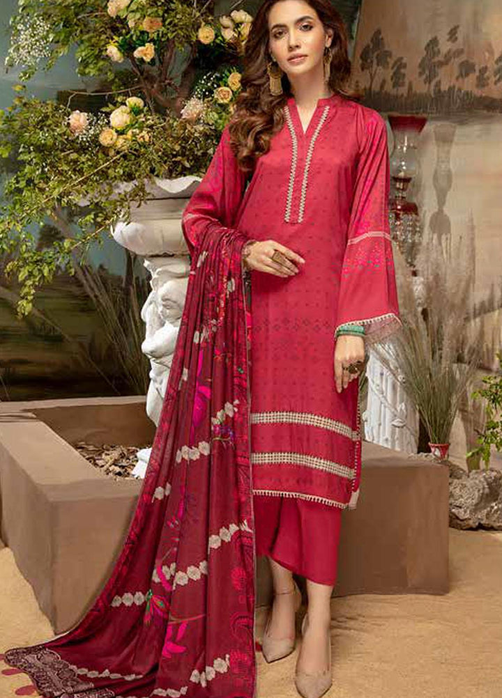 Charizma Embroidered Kotail Suits Unstitched 3 Piece CRZ21CK CPW-14 - Winter Collection