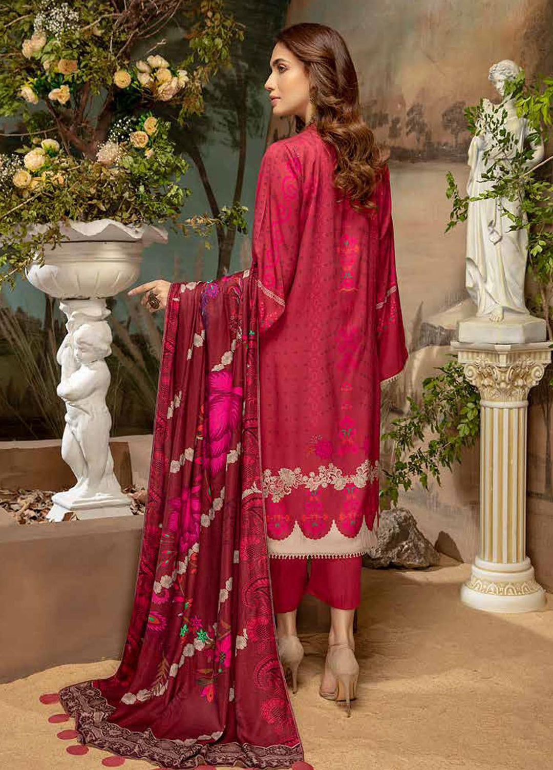 Charizma Embroidered Kotail Suits Unstitched 3 Piece CRZ21CK CPW-14 - Winter Collection