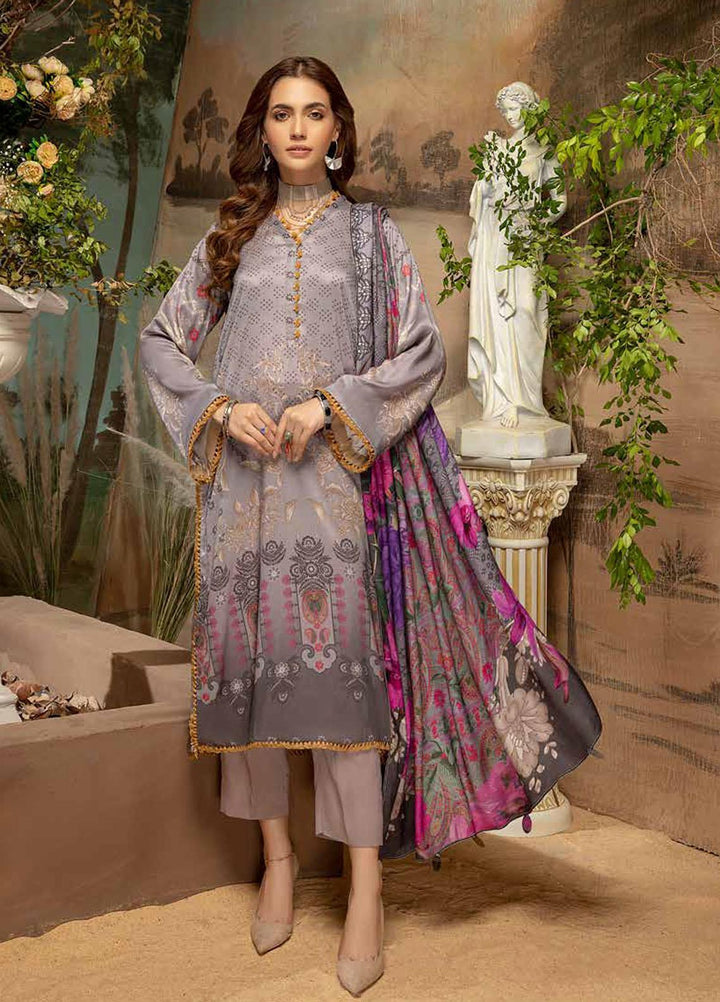 Charizma Embroidered Kotail Suits Unstitched 3 Piece CRZ21CK CPW-17 - Winter Collection