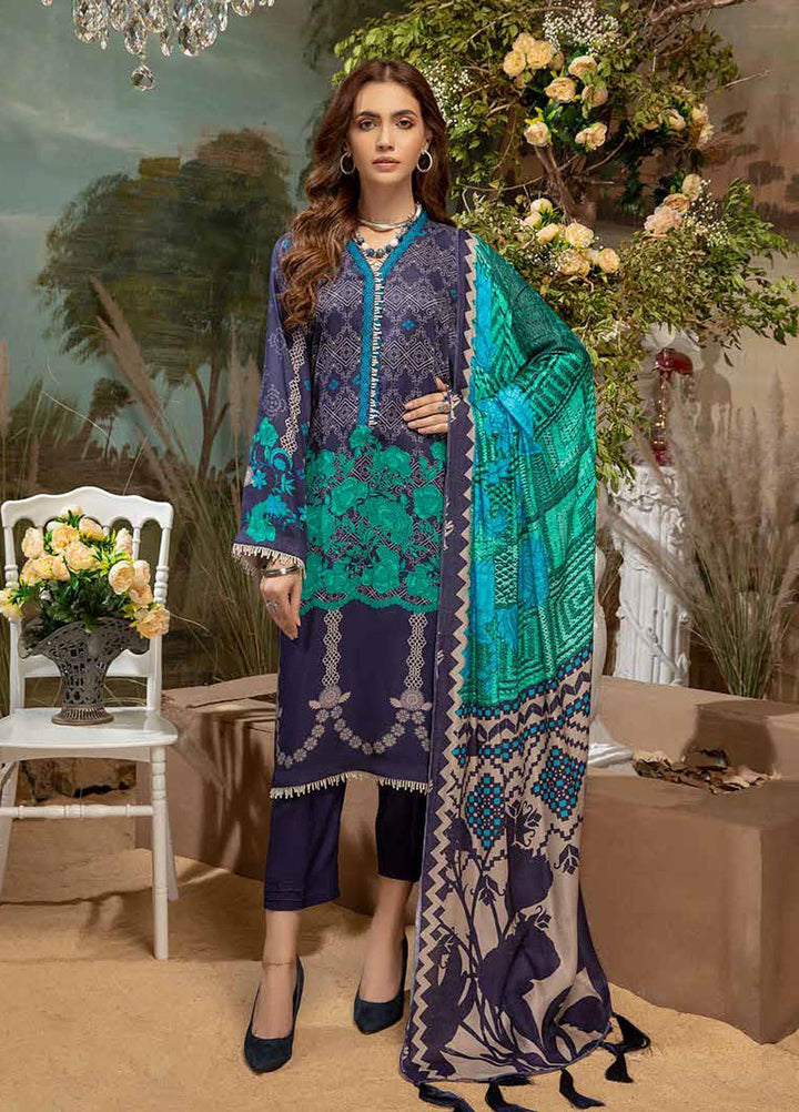 Charizma Embroidered Kotail Suits Unstitched 3 Piece CRZ21CK CPW-18 - Winter Collection