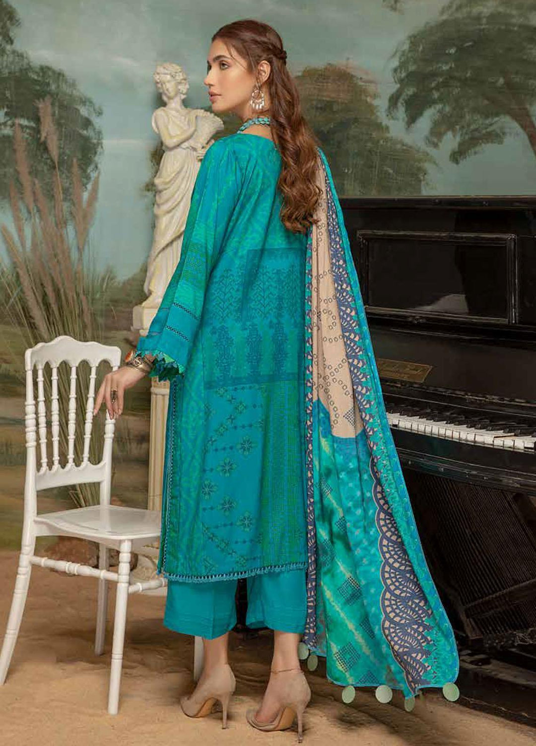 Charizma Embroidered Kotail Suits Unstitched 3 Piece CRZ21CK CPW-20 - Winter Collection