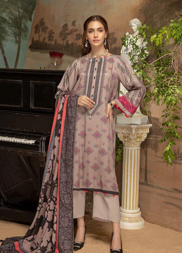 Charizma Embroidered Kotail Suits Unstitched 3 Piece CRZ21CK CPW-21 - Winter Collection
