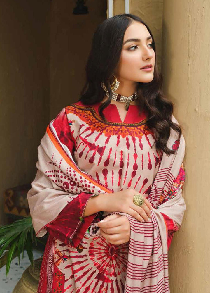 Charizma Printed Khaddar Suits Unstitched 3 Piece CRZ21CS CPW-23 - Winter Collection