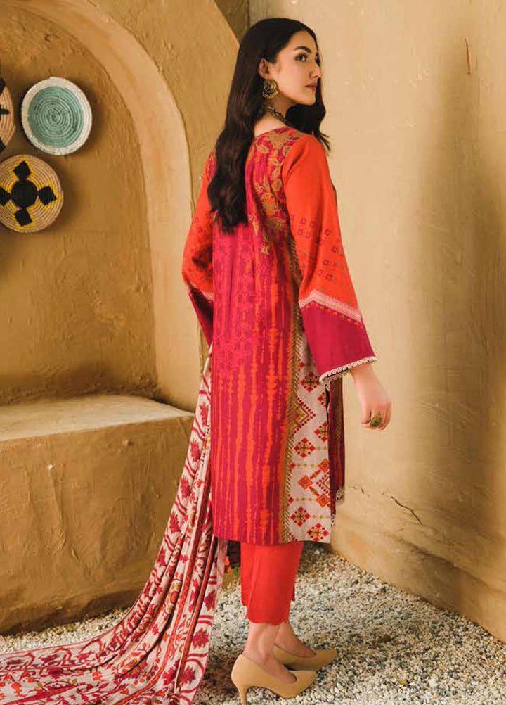 Charizma Printed Khaddar Suits Unstitched 3 Piece CRZ21CS CPW-27 - Winter Collection