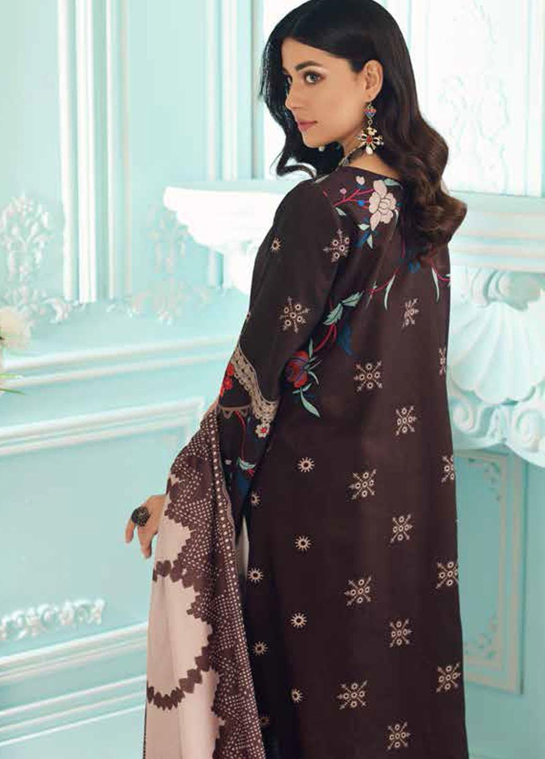 Charizma Printed Khaddar Suits Unstitched 3 Piece CRZ21CS CPW-31 - Winter Collection