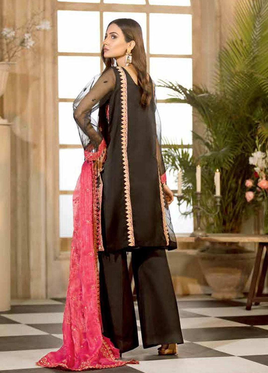Chimmer By Charizma Embroidered Chiffon Suits Unstitched 3 Piece CRZ21-C5 37 - Luxury Collection