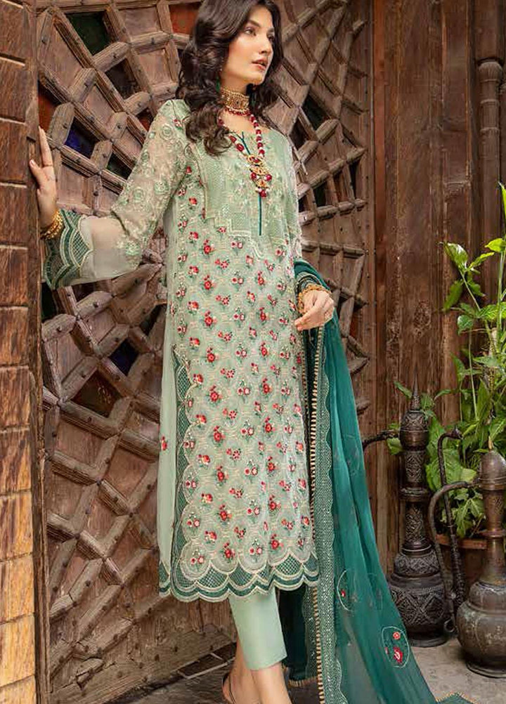 Charizma Embroidered Chiffon Suits Unstitched 3 Piece CRZ21-C6 CHM-39 - Festive Collection
