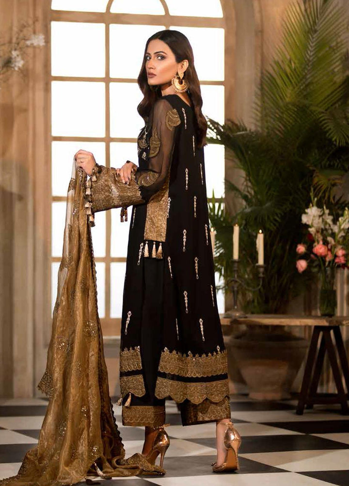 Charizma Embroidered Chiffon Suits Unstitched 3 Piece CRZ21-C6 CHM-45 - Festive Collection