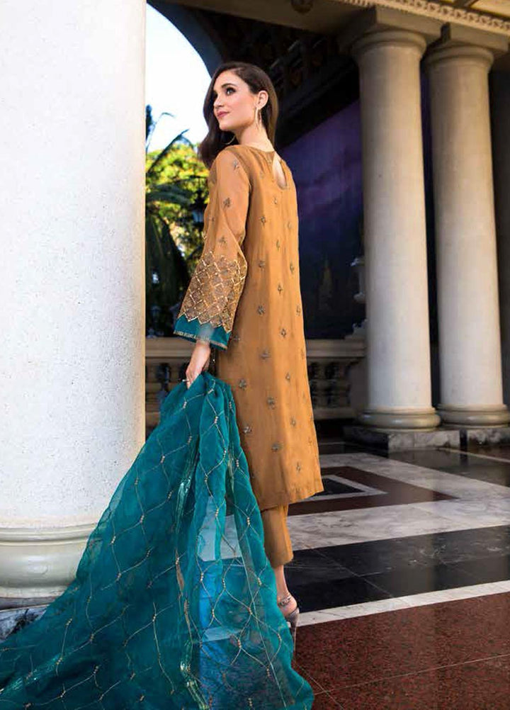 Chimmer By Charizma Embroidered Chiffon Suits Unstitched 3 Piece CRZ21-C4 25 - Luxury Collection