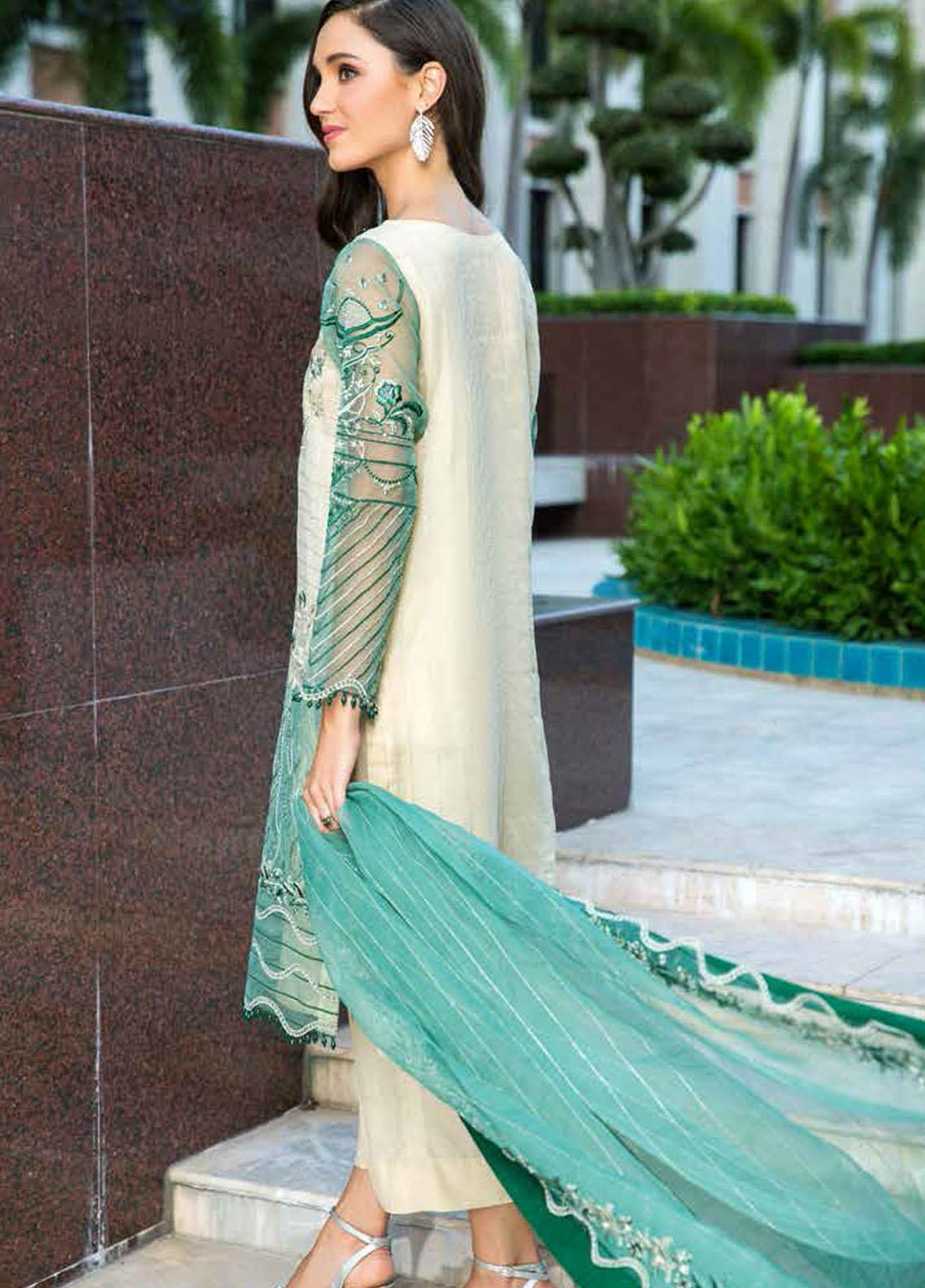 Chimmer By Charizma Embroidered Chiffon Suits Unstitched 3 Piece CRZ21-C4 31 - Luxury Collection