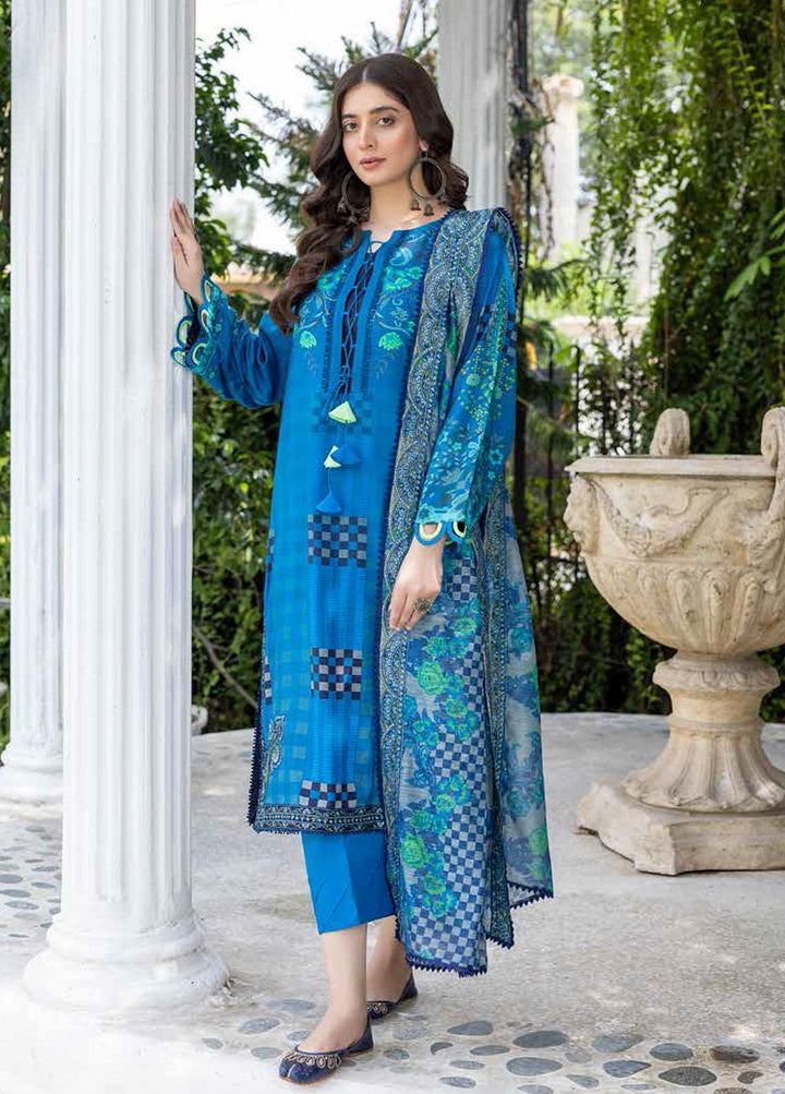 Combination By Charizma Embroidered Linen Suits Unstitched 3 Piece CRZ22LN CCW-02 - Winter Collection