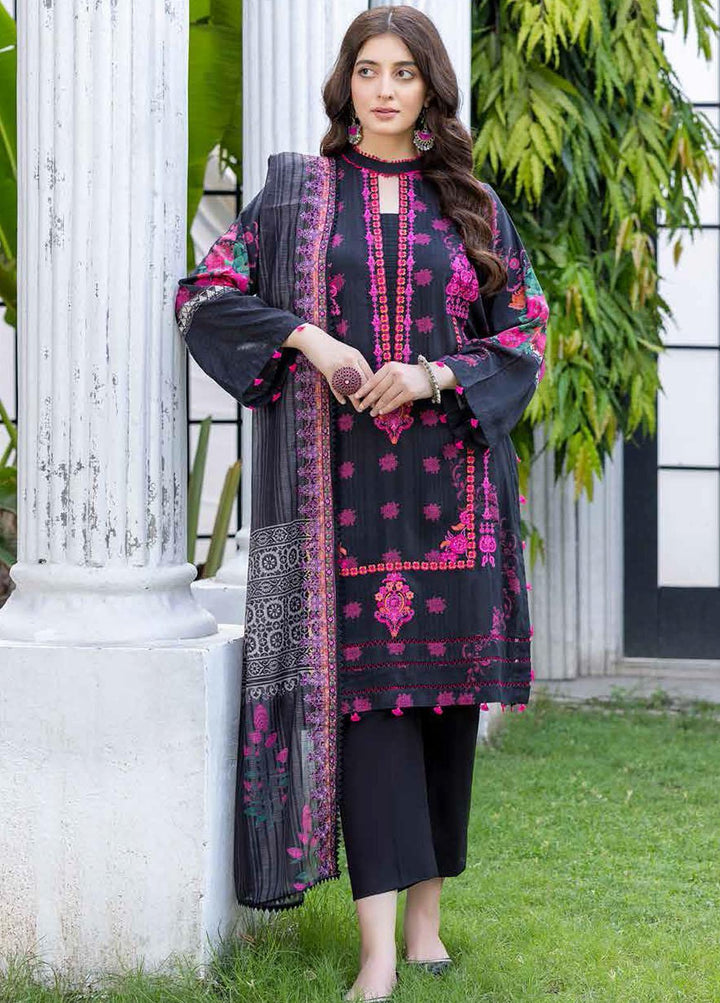 Combination By Charizma Embroidered Linen Suits Unstitched 3 Piece CRZ22LN CCW-03 - Winter Collection