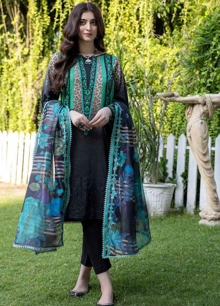Combination By Charizma Embroidered Linen Suits Unstitched 3 Piece CRZ22LN CCW-06 - Winter Collection