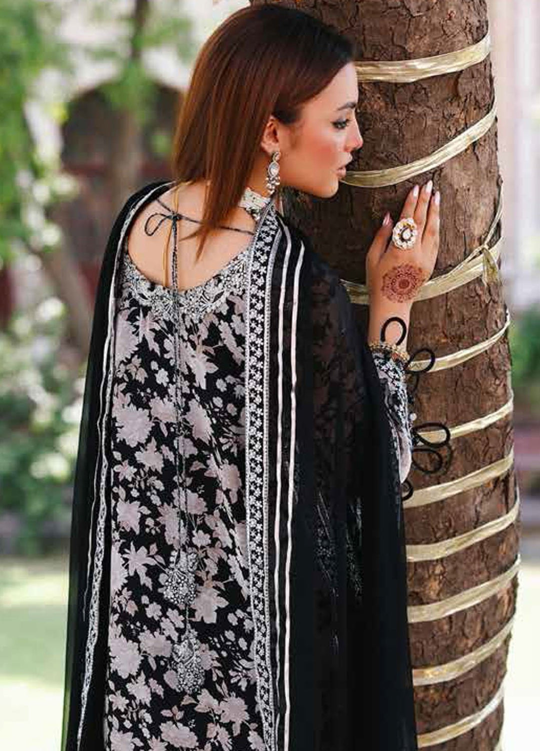 Charizma Embroidered Chiffon Suits Unstitched 4 Piece CRZ25VSL VSL25-15 - Formals Collection