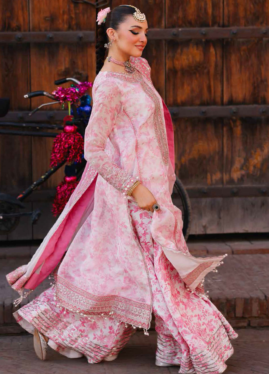 Charizma Embroidered Chiffon Suits Unstitched 4 Piece CRZ25VSL VSL25-17 - Formals Collection