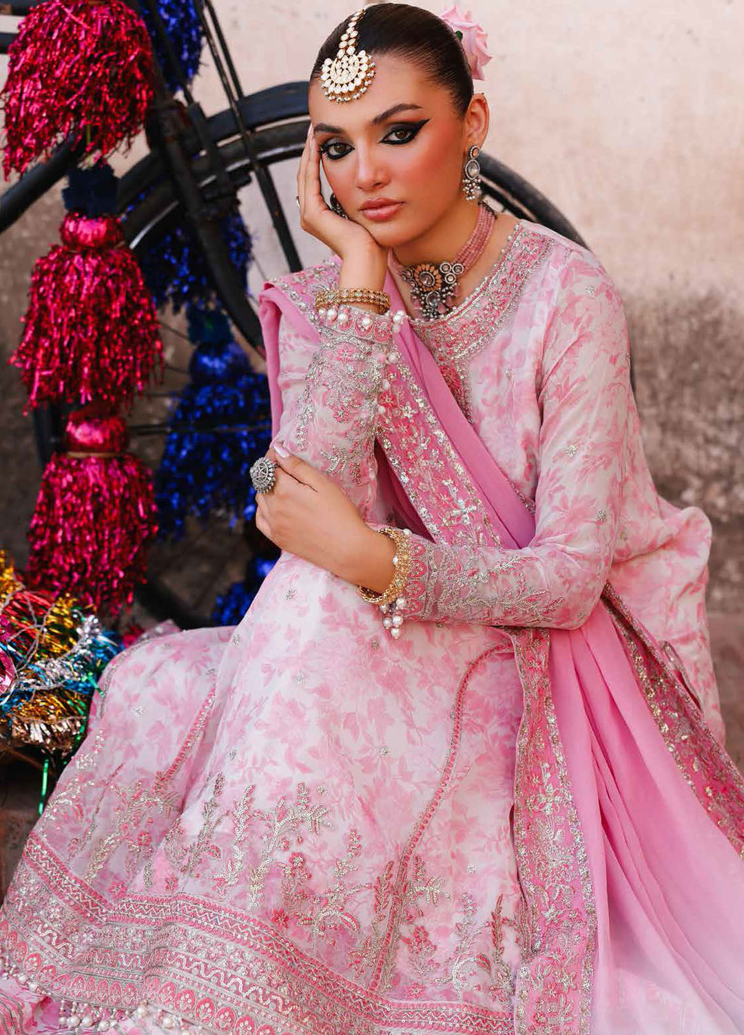 Charizma Embroidered Chiffon Suits Unstitched 4 Piece CRZ25VSL VSL25-17 - Formals Collection