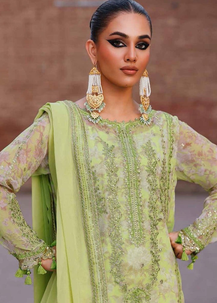 Charizma Embroidered Chiffon Suits Unstitched 4 Piece CRZ25VSL VSL25-18 - Formals Collection