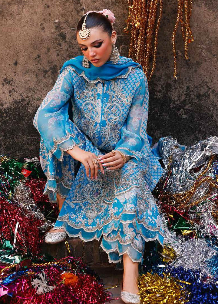 Charizma Embroidered Chiffon Suits Unstitched 4 Piece CRZ25VSL VSL25-20 - Formals Collection