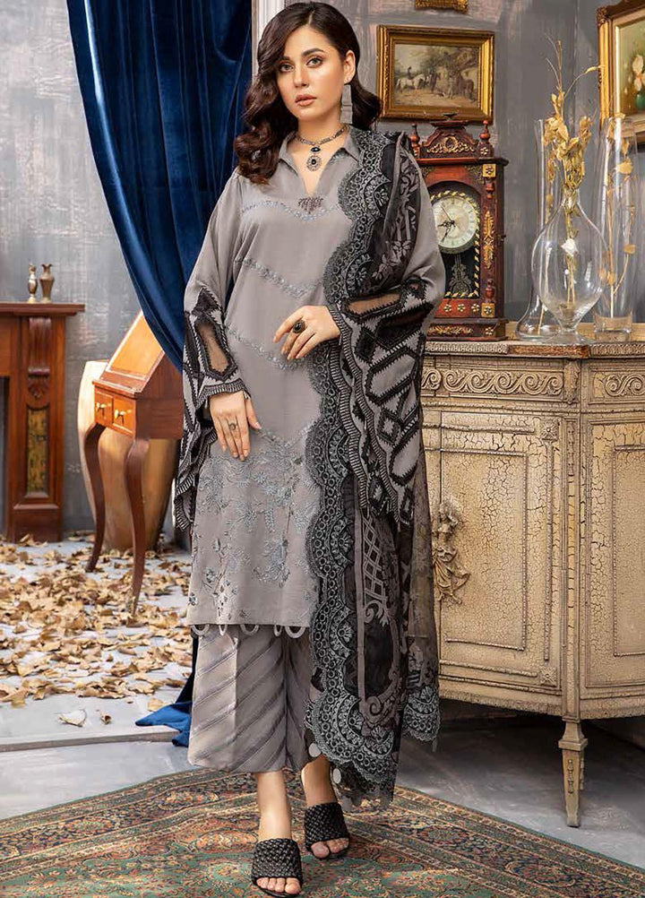 Charizma Embroidered Karandi Suits Unstitched 3 Piece CRZ21KW CKR-08 - Winter Collection