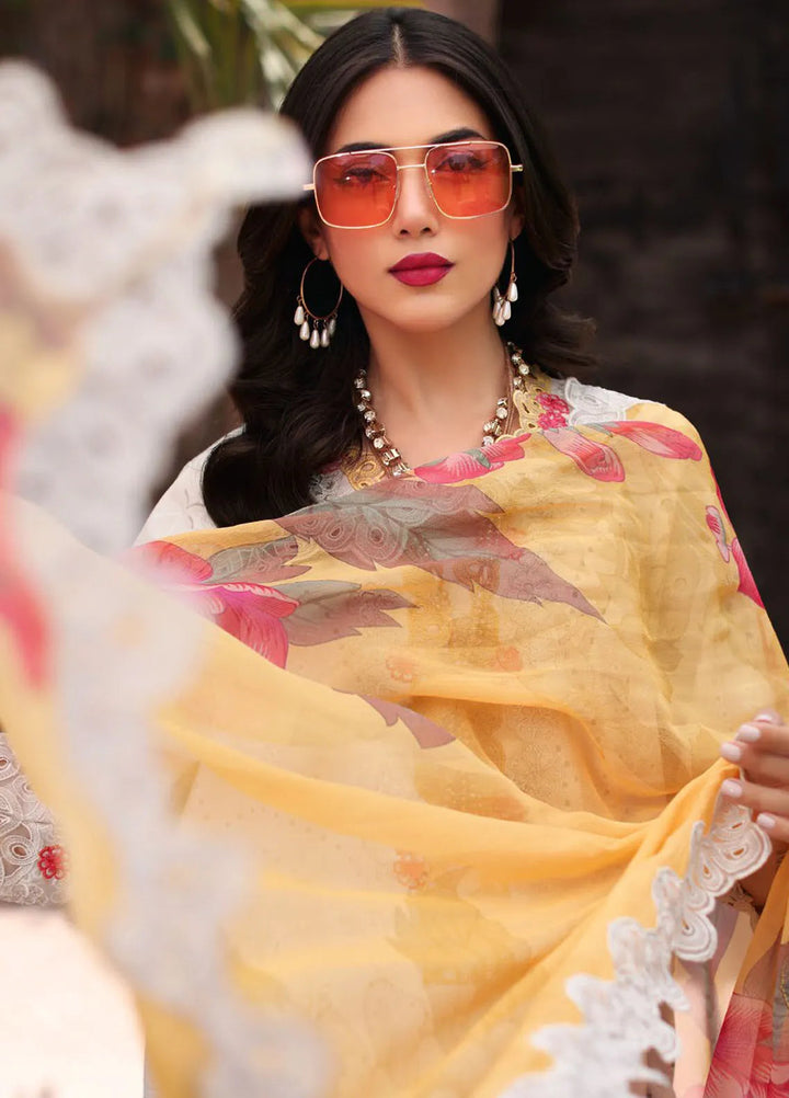 Charizma Embroidered Lawn Suit Unstitched 3 Piece CR25CC CCS4-20 - Summer Collection