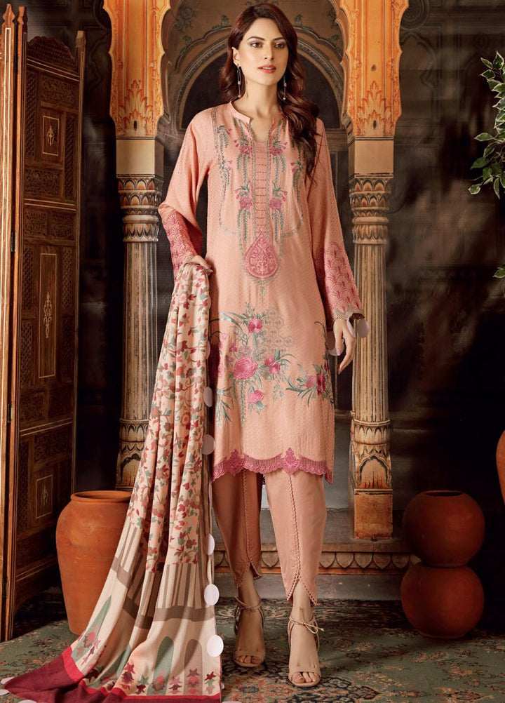 Charizma Embroidered Ikkat Suits Unstitched 3 Piece CRZ21MI CMI-05 - Winter Collection