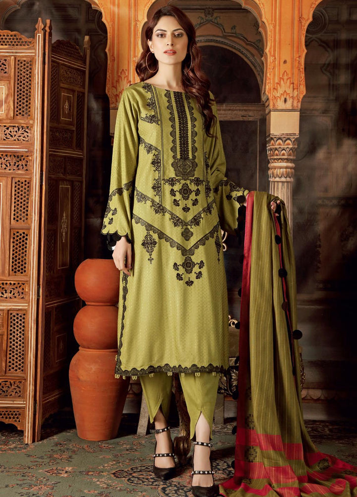 Charizma Embroidered Ikkat Suits Unstitched 3 Piece CRZ21MI CMI-06 - Winter Collection