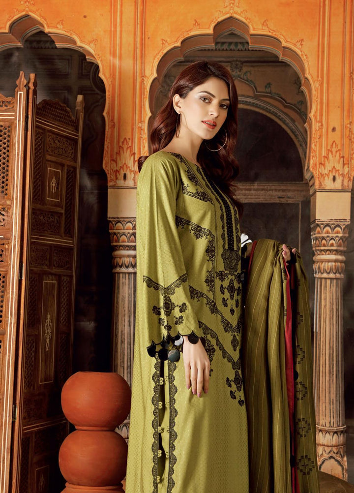 Charizma Embroidered Ikkat Suits Unstitched 3 Piece CRZ21MI CMI-06 - Winter Collection